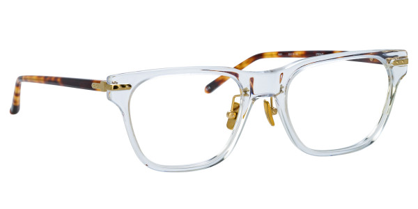 Linda Farrow LF81LB COVE Eyeglasses, (003) CLEAR/ T-SHELL/ LIGHT GOLD