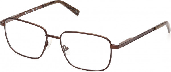 J.Landon JL1013 Eyeglasses, 049 - Matte Dark Brown / Shiny Dark Brown