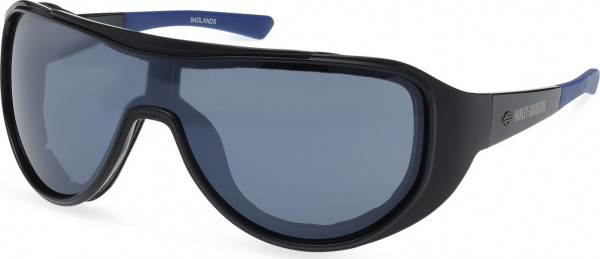 HD Z Tech Standard HZ0023 BADLANDS Sunglasses, 05A - Shiny Black / Shiny Black