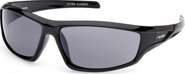 HD Z Tech Standard HZ0015 ULTRACLASSIC Sunglasses, 01A - Shiny Black / Shiny Black