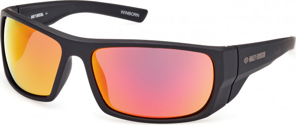 HD Z Tech Standard HZ0012 WINBORN Sunglasses, 02C - Matte Black / Matte Black