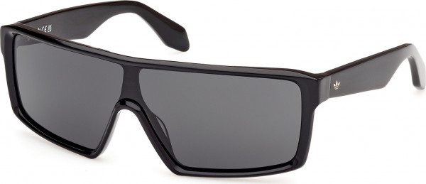 adidas Originals OR0114 Sunglasses, 01A - Shiny Black / Shiny Black