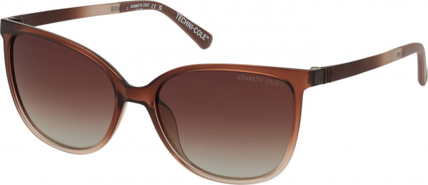 Kenneth Cole New York KC00053 Sunglasses, 50H - Light Brown/Gradient / Light Brown/Gradient