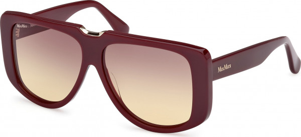Max Mara MM0075 SPARK1 Sunglasses, 69F - Shiny Dark Fuxia / Shiny Dark Fuxia