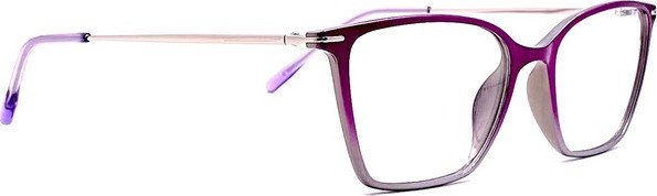 Eyecroxx EC058 NEW Eyeglasses, C1 Majenta Silver Fade