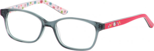 Hello Kitty Hello Kitty 287 Eyeglasses, DARK GREY CRYSTAL
