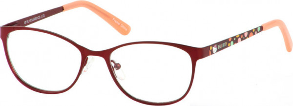 Hello Kitty Hello Kitty 286 Eyeglasses, 2-MAROON