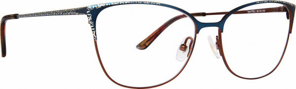 XOXO XO Quincy Eyeglasses, Teal