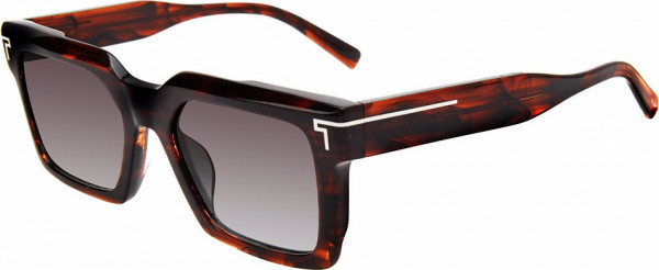 Tumi STU511 Sunglasses, BROWN SMOKE (0BRO)
