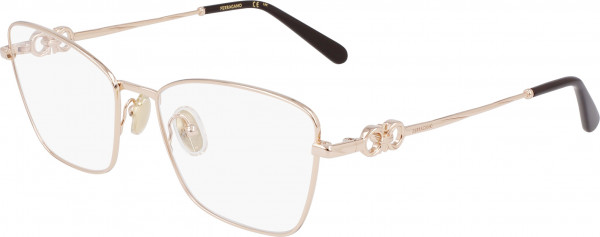 Ferragamo SF2224N Eyeglasses, (770) ROSE GOLD