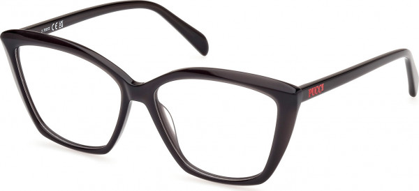 Emilio Pucci EP5248 Eyeglasses, 001 - Shiny Black / Shiny Black