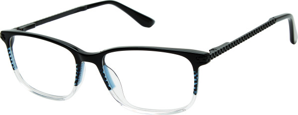 Zuma Rock ZR027 Eyeglasses, Black (BLK)