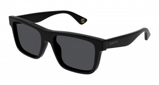 Gucci GG1618S Sunglasses, 001 - BLACK with GREY lenses