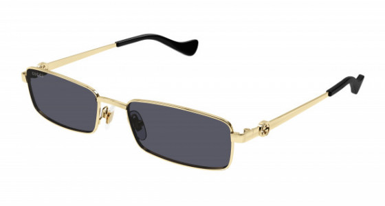 Gucci GG1600S Sunglasses, 001 - GOLD with GREY lenses