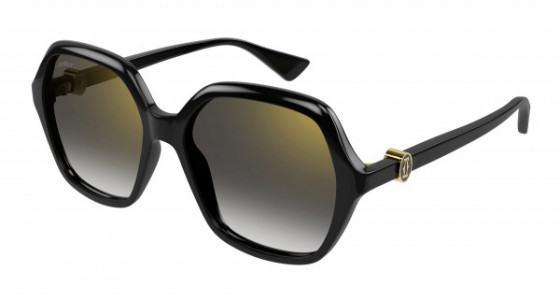 Cartier CT0470S Sunglasses, 001 - BLACK with GREY lenses