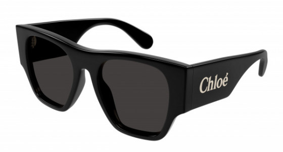 Chloé CH0233S Sunglasses, 001 - BLACK with GREY lenses