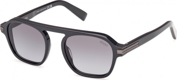 Ermenegildo Zegna EZ0241 Sunglasses, 20B - Shiny Grey / Shiny Grey