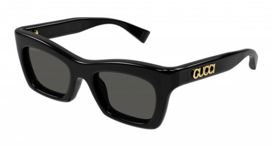 Gucci GG1773S Sunglasses, 001 - BLACK with GREY lenses