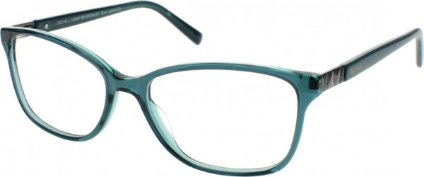 Ellen Tracy BROMLEY Eyeglasses, Teal  Laminate