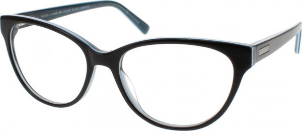 Ellen Tracy COLMAR Eyeglasses, Black Laminate