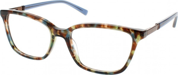 Ellen Tracy MORELLA Eyeglasses, Brown Multi