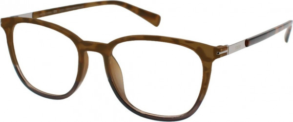 IZOD 2119 Eyeglasses, Brown Grey Fade