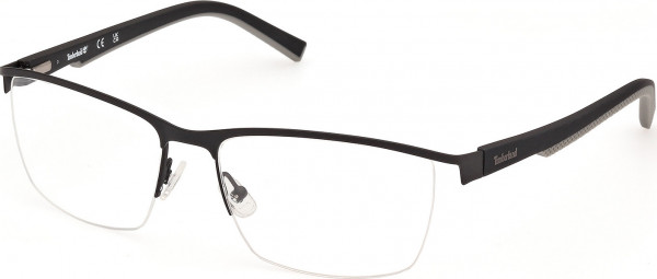 Timberland TB50018 Eyeglasses, 002 - Matte Black / Matte Black