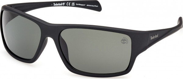 Timberland TB00017 Sunglasses, 02R - Matte Black / Matte Black