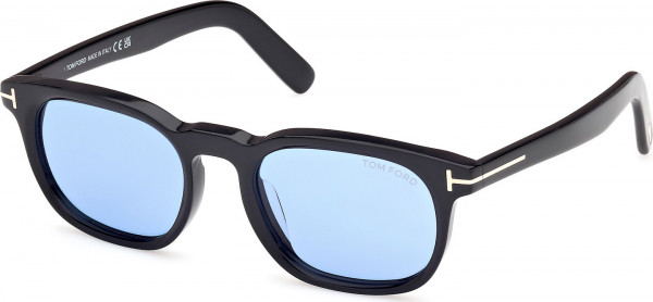 Tom Ford FT1122-D Sunglasses, 01V - Shiny Black / Shiny Black