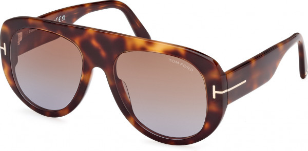 Tom Ford FT1078 CECIL Sunglasses, 53E - Blonde Havana / Blonde Havana