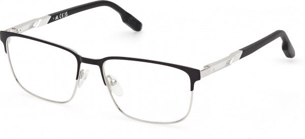 adidas SP5074 Eyeglasses, 001 - Shiny Black / Shiny Black