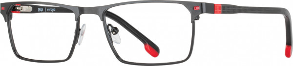 db4k Framework Eyeglasses, 1 - Black / Red