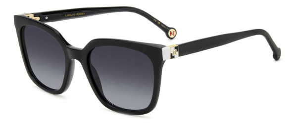 Carolina Herrera HER 0236/S Sunglasses, 0S B 80S BLACKWHTE