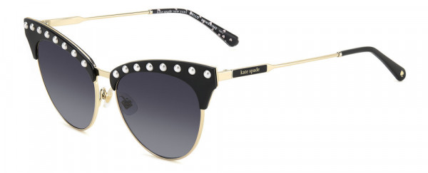 Kate Spade ALVI/G/S/PEARL Sunglasses, 807 BLACK