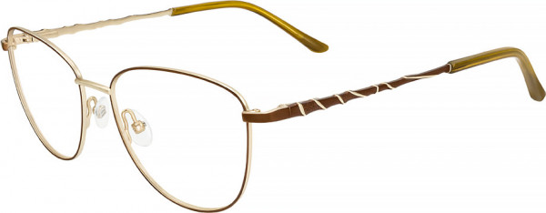 Port Royale MADISON Eyeglasses, C-1 Henna/Yellow Gold