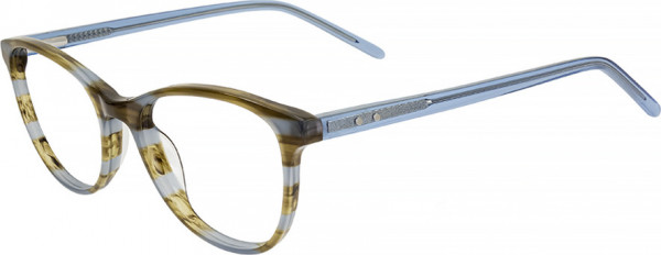 NRG R5121 Eyeglasses, C-1 Blue/Brown Horn