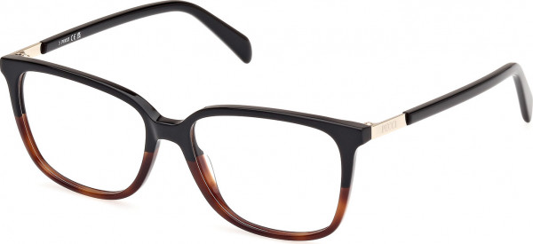 Emilio Pucci EP5253 Eyeglasses, 005 - Black/Havana / Black/Havana