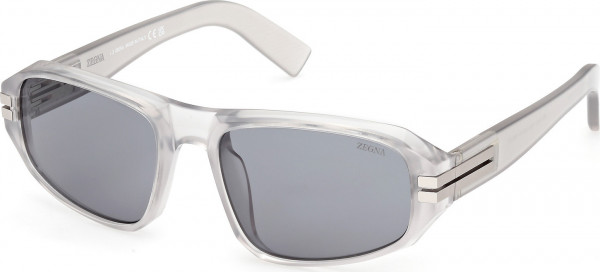 Ermenegildo Zegna EZ0262 Sunglasses, 20A - Shiny Grey / Shiny Grey