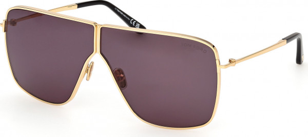 Tom Ford FT1159 HUXLEY Sunglasses, 30A - Shiny Deep Gold / Shiny Deep Gold