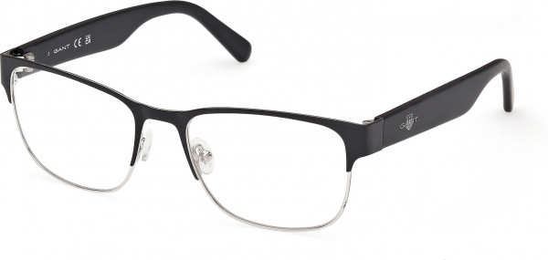 Gant GA50018 Eyeglasses, 002 - Matte Black / Matte Black