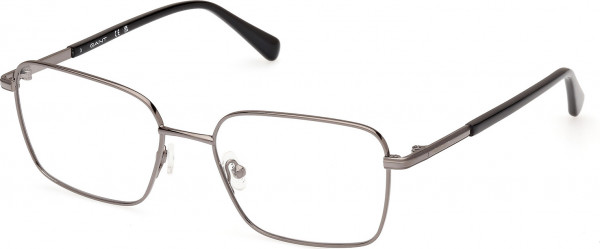 Gant GA50010 Eyeglasses, 012 - Shiny Dark Ruthenium / Shiny Black