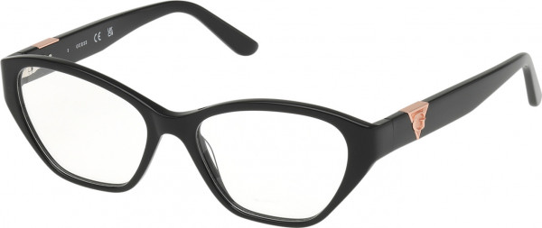 Guess GU50162 Eyeglasses, 001 - Shiny Black / Shiny Black