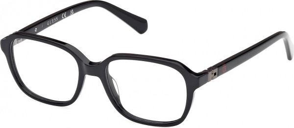 Guess GU50143 Eyeglasses, 001 - Shiny Black / Shiny Black