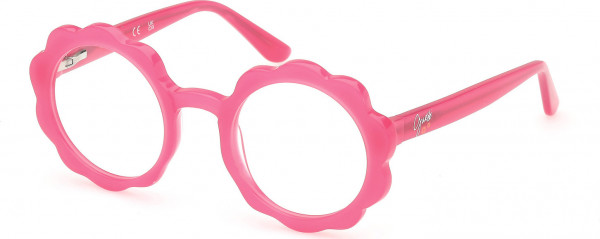 Guess GU50142 Eyeglasses, 074 - Shiny Dark Pink / Shiny Dark Pink