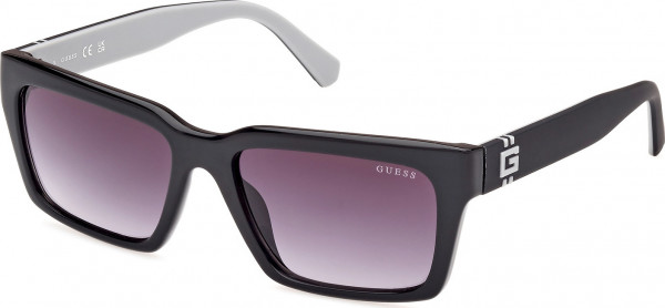 Guess GU00121 Sunglasses, 01B - Shiny Black / Shiny Black