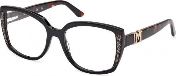 GUESS by Marciano GM50012 Eyeglasses, 005 - Shiny Black / Shiny Black