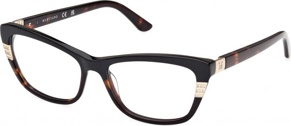 GUESS by Marciano GM50010 Eyeglasses, 005 - Shiny Black / Shiny Black