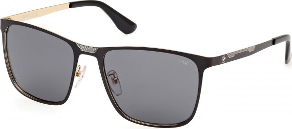 BMW Eyewear BW0052-H Sunglasses, 02A - Matte Black / Matte Black