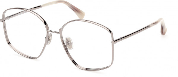 Max Mara MM5146 Eyeglasses, 014 - Shiny Light Ruthenium / Shiny Light Ruthenium