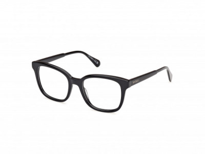 MAX&Co. MO5144 Eyeglasses, 001 - Shiny Black / Shiny Black